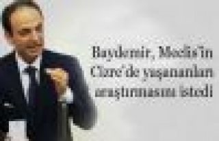 Baydemir, Meclis'in Cizre'de yaşananları araştırmasını...