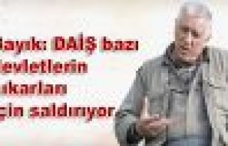 Bayık: DAİŞ bazı devletlerin çıkarları için...