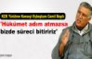 Bayık: 'Hükümet adım atmazsa bizde süreci bitiririz'