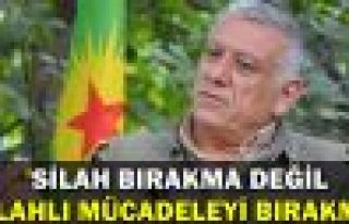 Bayık: 'Silah bırakma değil, silahlı mücadeleyi...