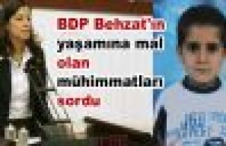 BDP Behzat'ın yaşamına mal olan mühimmatları...