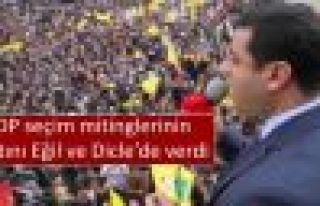BDP seçim mitinglerinin startını Eğil ve Dicle’de...