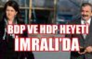BDP ve HDP heyeti İmralı'ya hareket etti