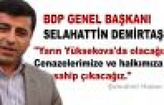 BDP ve HDP'den Yüksekova Açıklaması