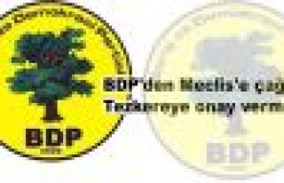 BDP'den Meclis'e çağrı: Tezkereye onay vermeyin