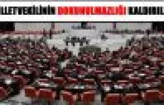 Belediye başkanı seçilen vekillerin dokunulmazlıkları...