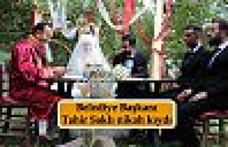 Belediye Başkanı Tahir Saklı nikah kıydı