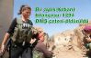 Bir aylık Kobani bilançosu: 1294 DAİŞ çetesi...
