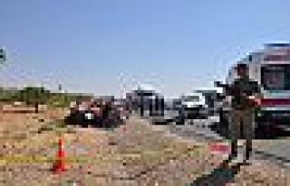 Birecik'te kaza: 5 ölü, 3 yaralı