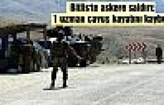 Bitlis'te askere saldırı: 1 uzman çavuş hayatını...
