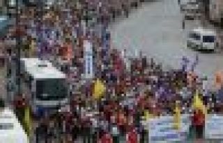 'Bu pisliği halk temizler' diyen emekçiler Ankara'da