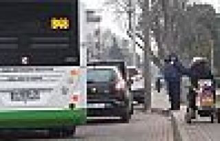 Bursa'da belediye otobüsü engelli yolcuyu almadı