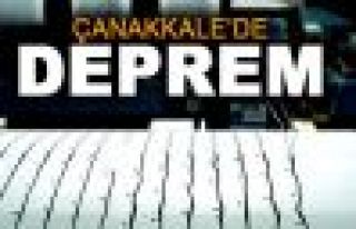 Çanakkale'de deprem