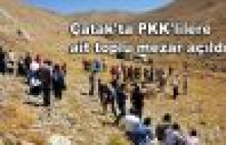 Çatak'ta PKK'lilere ait toplu mezar açıldı
