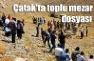 Çatak'ta toplu mezar dosyası