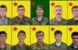 Çatışmalarda yaşamını yitiren 10 savaşçının...
