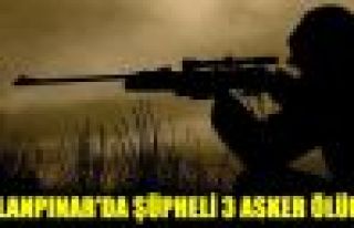 Ceylanpınar'da şüpheli 3 asker ölümü