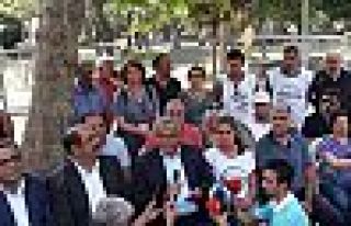 CHP heyeti Vicdan ve Adalet Nöbeti'nde