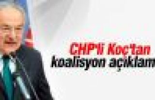 CHP'li Haluk Koç'tan koalisyon açıklaması 