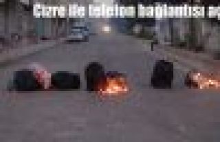 Cizre ile telefon bağlantısı açıldı