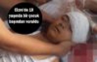 Cizre'de 10 yaşında bir çocuk başından vuruldu