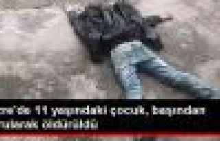 Cizre'de 11 Yaşındaki Çocuk Başından Vurularak...