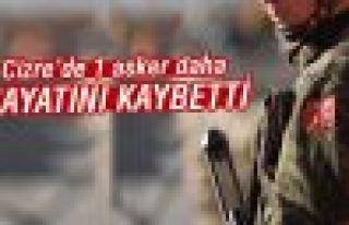Cizre'de bir asker hayatını kaybetti