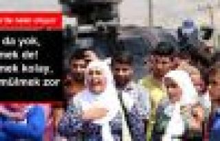 Cizre'de Su da Yok Ekmek de!