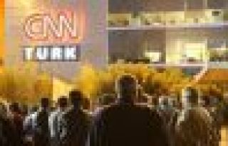 CNN Türk önünde Kobani protestosu