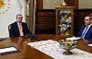 Cumhurbaşkanı Erdoğan, Fidan ve Akar'la görüştü