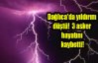 Dağlıca'da yıldırım düştü! 3 asker hayatını...