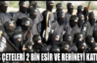 DAİŞ çeteleri 2 bin esir ve rehineyi katletti