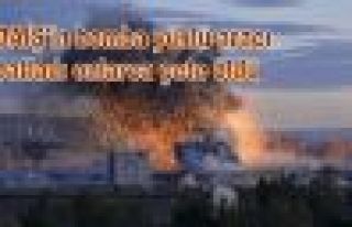 DAİŞ'in bomba yüklü aracı patladı onlarca çete...