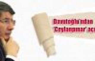 Davutoğlu'ndan 'Ceylanpınar' açıklaması!