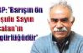 DBP: 'Barışın ön koşulu Sayın Öcalan'ın özgürlüğüdür'