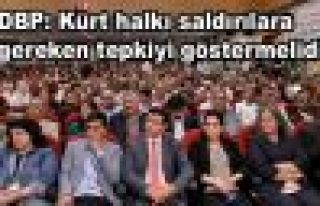 DBP: Kürt halkı saldırılara gereken tepkiyi göstermelidir
