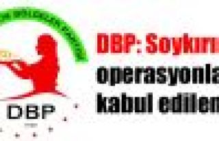 DBP: Soykırım operasyonları kabul edilemez