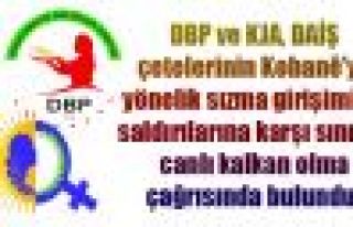 DBP ve KJA sınıra çağırdı