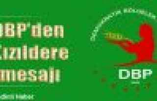 DBP'den Kızıldere mesajı