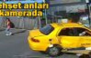 Dehşet anları kamerada