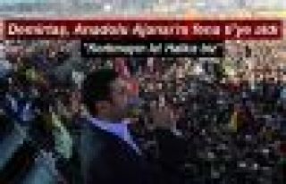 Demirtaş, Anadolu Ajansı'nı fena ti'ye aldı