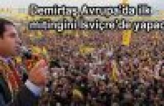 Demirtaş Avrupa'da ilk mitingini İsviçre'de yapacak