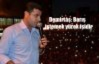 Demirtaş: Barış istemek yürek işidir
