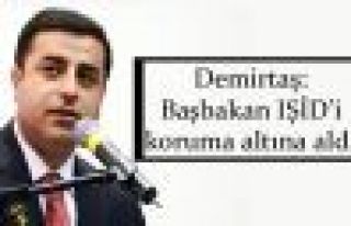 Demirtaş: Başbakan IŞİD'i koruma altına aldı!
