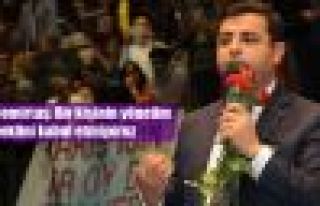 Demirtaş: Bir kişinin yönetim şeklini kabul etmiyoruz