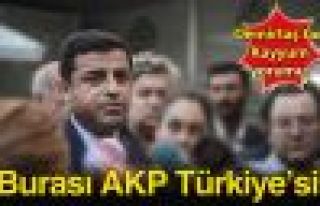 Demirtaş: Burası AKP Türkiye'si