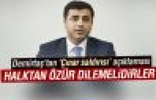 Demirtaş: Çınar saldırısını yapanlar halktan...