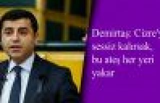 Demirtaş: Cizre'ye sessiz kalırsak, bu ateş her...