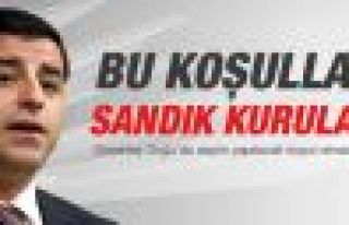 Demirtaş: Doğu'da seçim yapılacak bir koşul yok