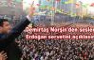 Demirtaş: 'Erdoğan servetini açıklasın'